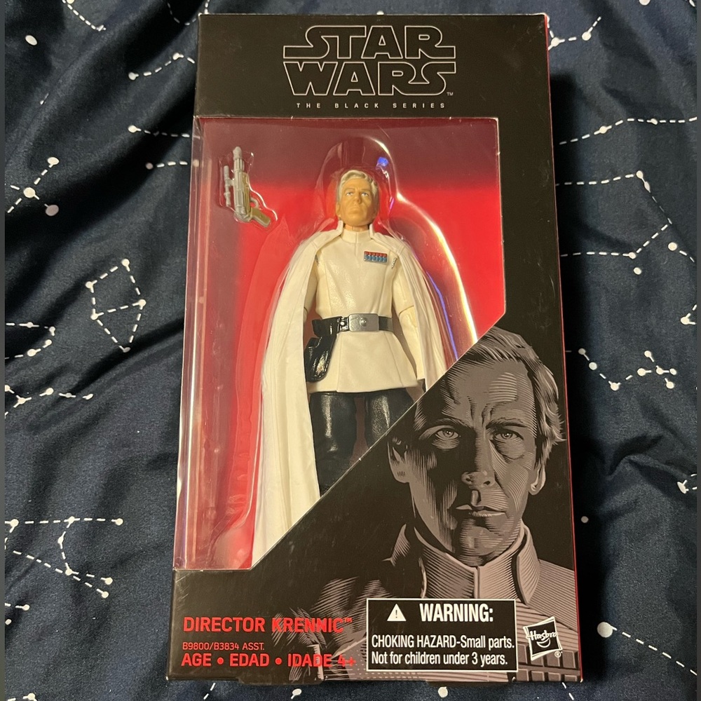 New in Box Star Wars Black Series Director Krennic Figure